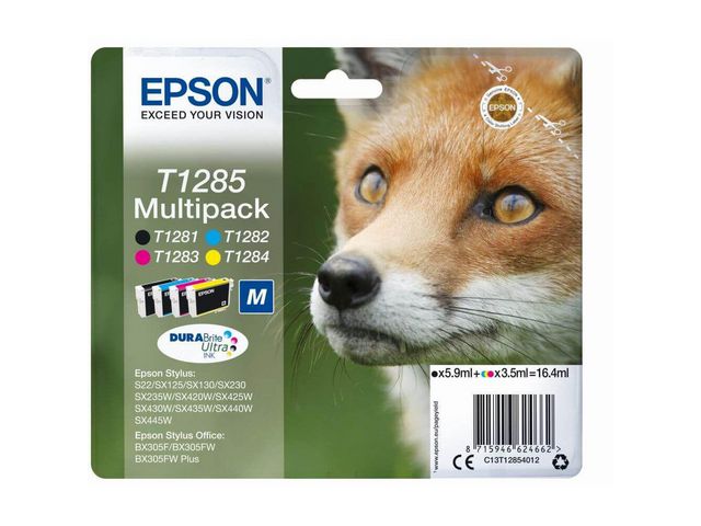 Epson Bläckpatron C13T12854012 multipack, fp om 4 st