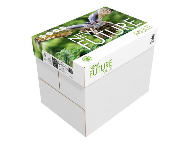 NEW FUTURE Kopieringspapper Multi A4 80g hålat XP, fp om 2500 blad