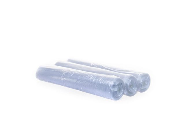 Papperskorgpåse 40L LDPE 15my Transparent 50/RL, rulle om 50 st