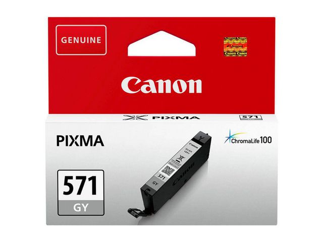 Canon Bläckpatron CLI-571GY (0389C001), grå, singelpack, standardkapacitet, st