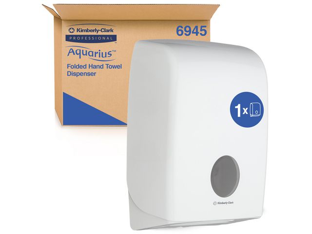 AQUARIUS Dispenser handdukar vikta vit, st