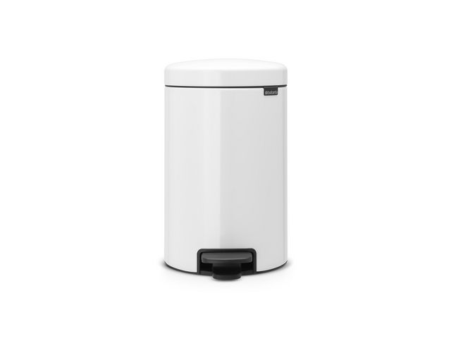 BRABANTIA Papperskorg Pedalhink New Icon 12L Vit, st