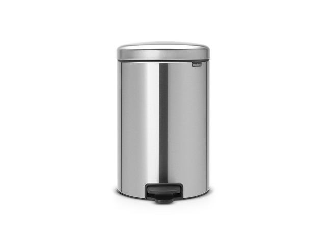 BRABANTIA Papperskorg Pedalhink New Icon 20L Matt Stål, st