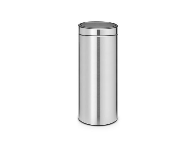 BRABANTIA Papperskorg Touch Bin New 30L Matt Stål, st
