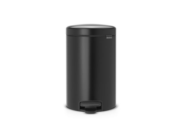 BRABANTIA Papperskorg Pedalhink New Icon 12L Matt Svart, st