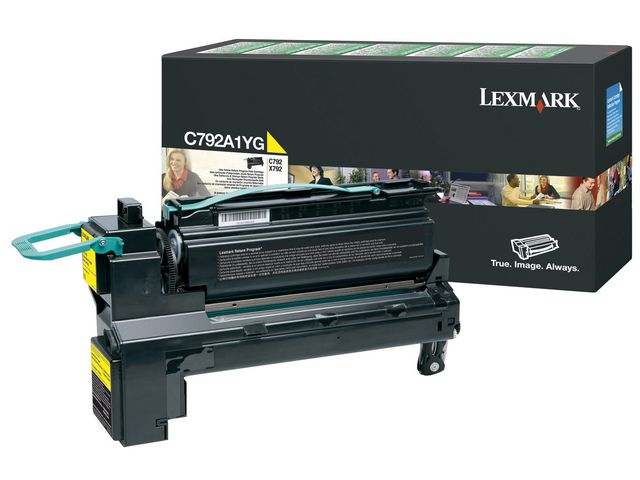 Lexmark Toner C792A1YG gul, st