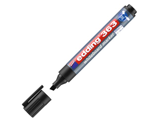edding Whiteboardpenna 363 svart, st