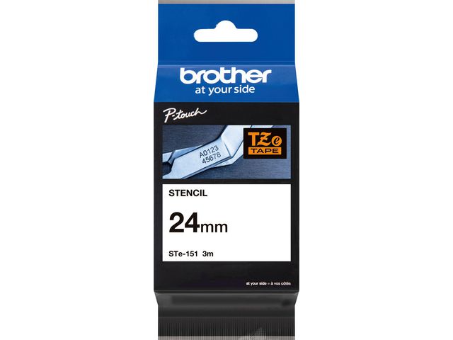 Brother Tape STE151 24mm, rulle om 3 m
