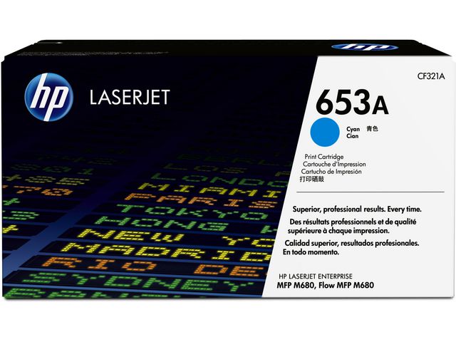 HP Toner CF321A 653A 16,5K Cyan, st