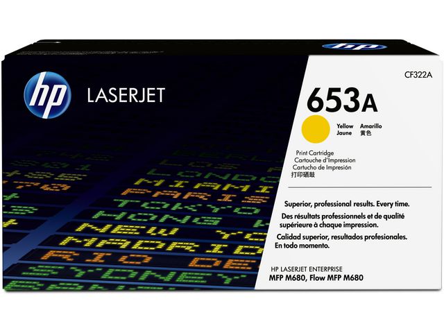 HP Toner CF322A 653A 16,5K Gul, st
