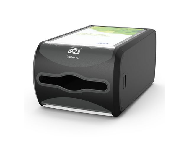 Tork Dispenser Xpressnap plast två lägen svart 145 x 191 x 307 mm, st