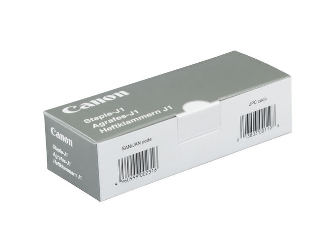 Canon Refillkassett med häftklamrar, Type J1, 5 000 stycken, silver, fp om 3 st