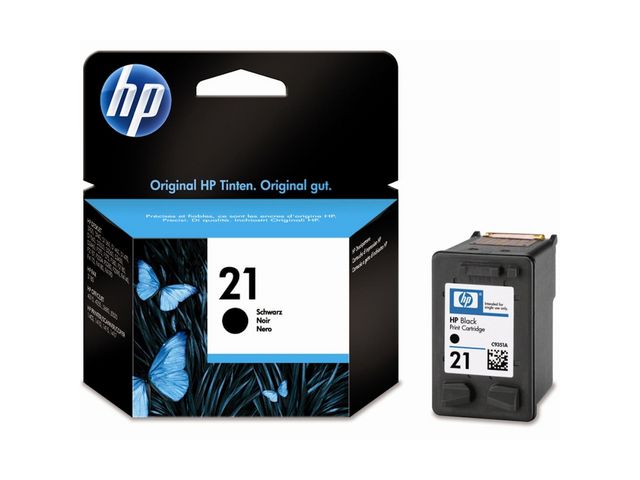 HP Bläckpatron C9351AE 21 Svart, st