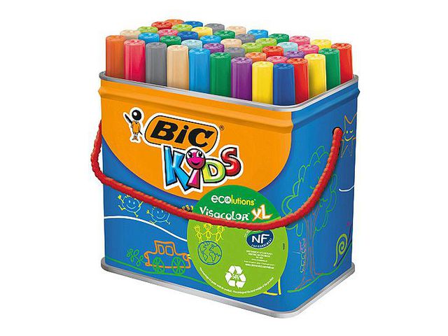 BIC® Fiberpenna BIC Kids Visacolor XL, set om 8 st