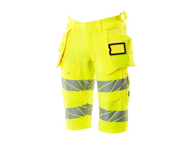 MASCOT® Varselshorts lång stretch kl 2/1 gul C45, st