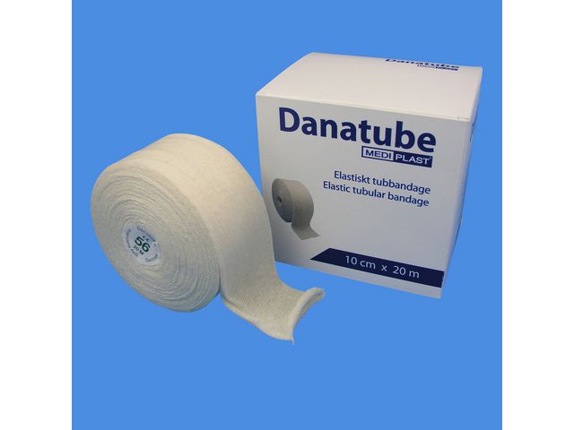 MEDIPLAST Tubförband Danatube 10,0cmx20m, rulle om 20 m