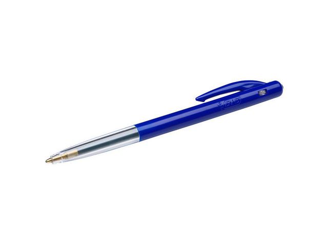 BIC® Kulpenna M10 Clic™, 1 mm mediumspets, blått bläck, st
