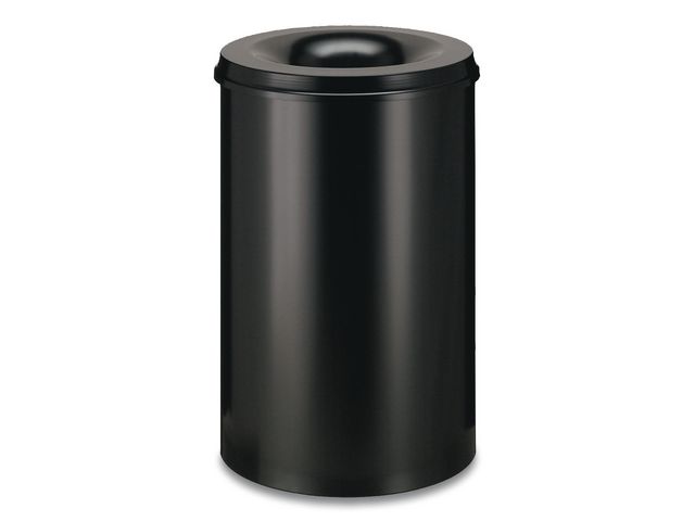 Durable Papperskorg brandsäker 30L svart, st