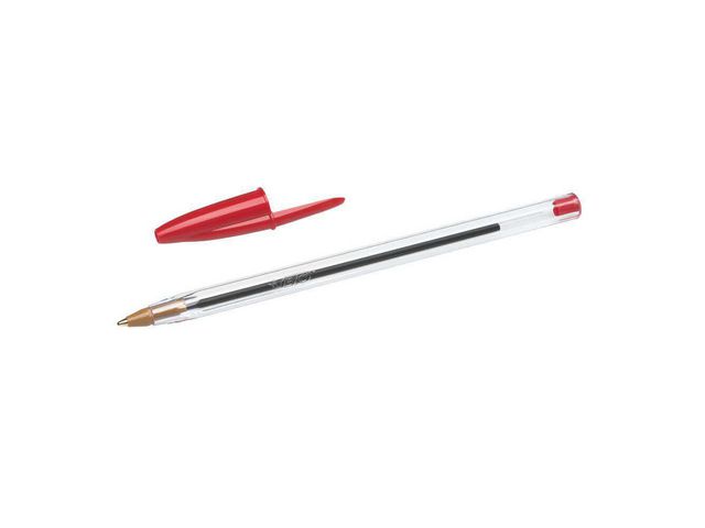 BIC® Kulpenna Cristal® mediumspets 1mm röd, st