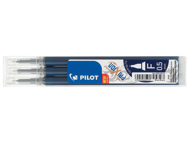 Pilot Refill Frixion Synergy 0,5mm svartblå, tub 3 st