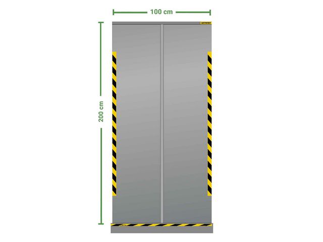 Jalema Skyddsskärm roll-up 1000x2000 mm, st