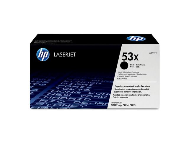 HP Toner Q7553X 53X 7K Svart, st
