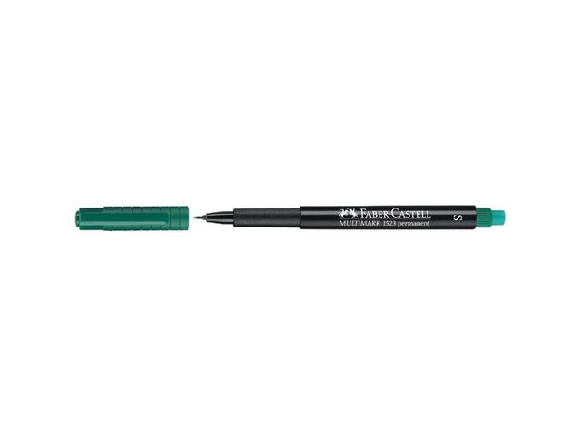 Faber-Castell Märkpenna VF Superfine grön, st