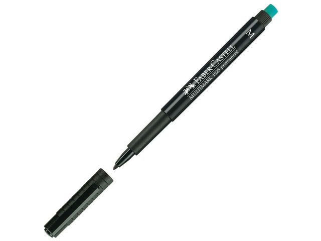 Faber-Castell Märkpenna VF Multimark Permanent M Svart, st