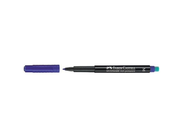 Faber-Castell Märkpenna VF Mulitmark Permanent M blå, st