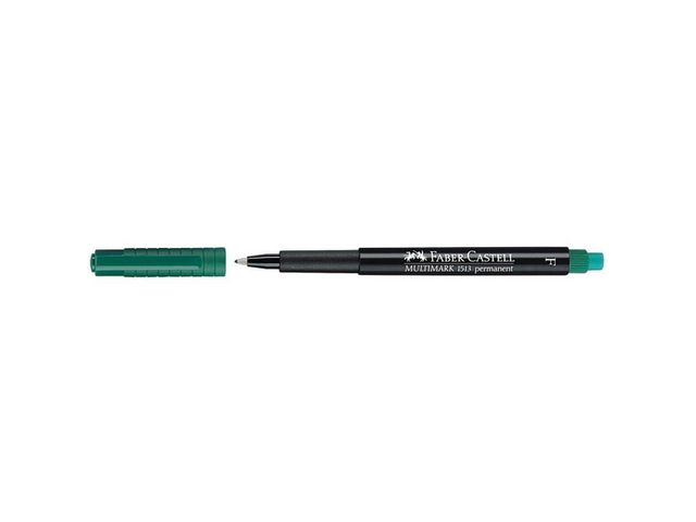 Faber-Castell Märkpenna VF Multimark Permanent  F grön, st
