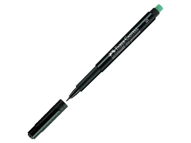 Faber-Castell Märkpenna VF Multimark Permanent S svart, st