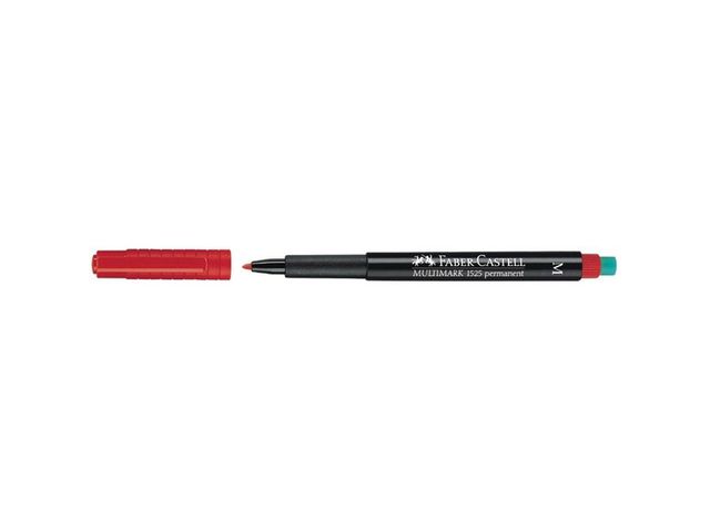 Faber-Castell Märkpenna VF Multimark Permanent M röd, st