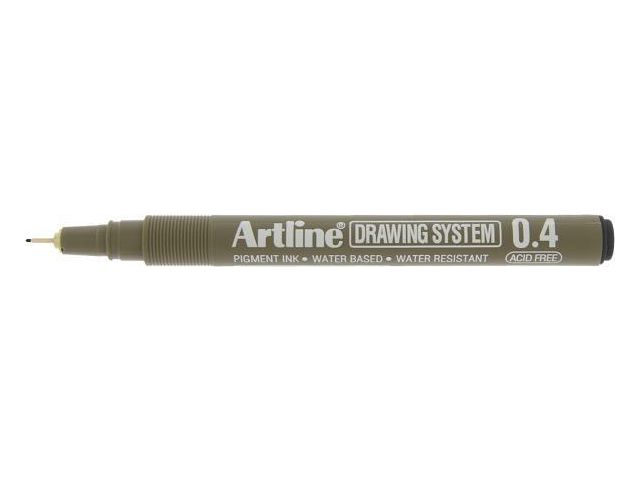 Artline Fineliner EK234 0.4mm svart, st