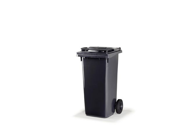 Citec Sopkärl med lock grå 120L, st