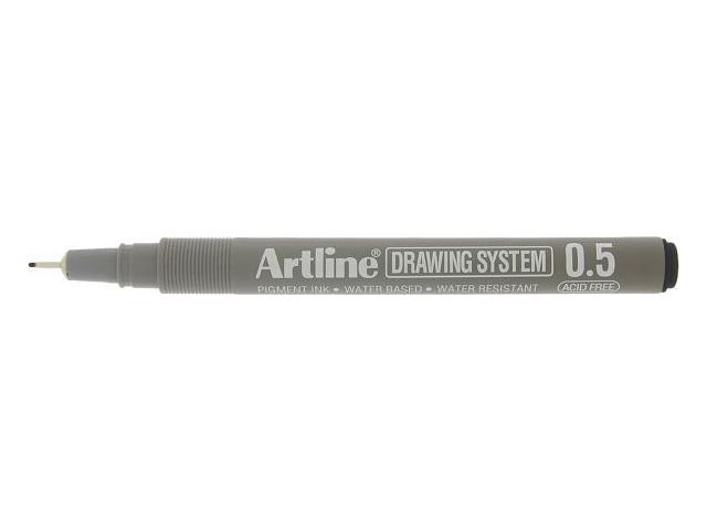 Artline Fineliner EK235 0.5mm svart, st