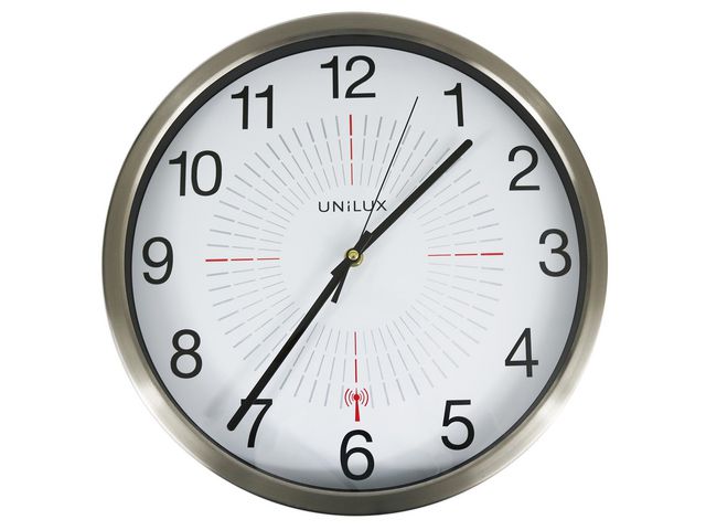 Unilux Väggklocka UNILUX Outdoor ø35,5 cm grå, st