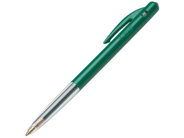BIC® Kulpenna, M10 Clic™, 1 mm spets, grön, 50-pack, st