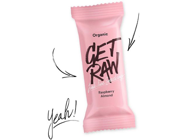 GET RAW Bar Raspberry och Almond, st
