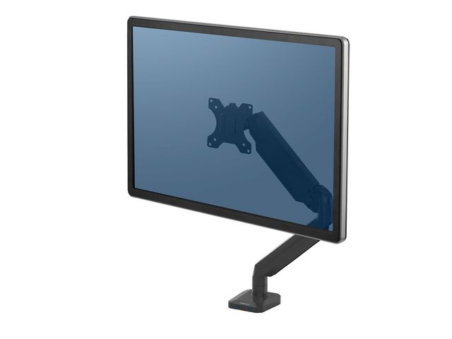 Fellowes Monitorarm Platinum gas singel, st