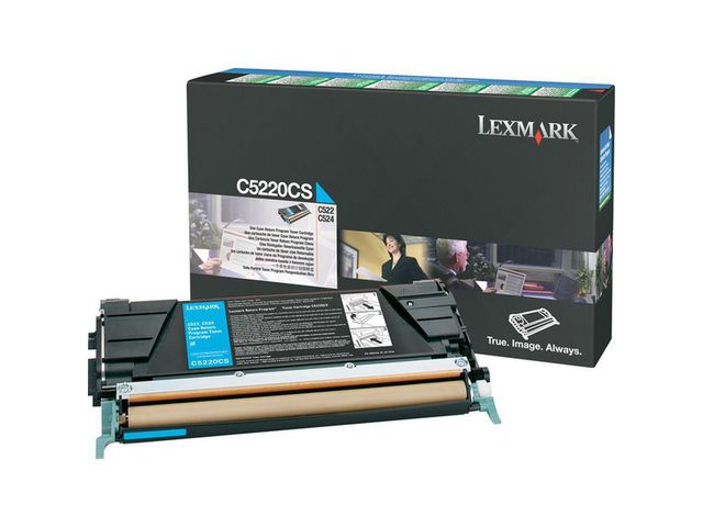 Lexmark Toner, X644H11E, C5220CS, cyan, singelförpackning, st