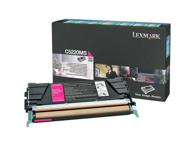 Lexmark Toner, C5220MS, magenta, singelförpackning, st