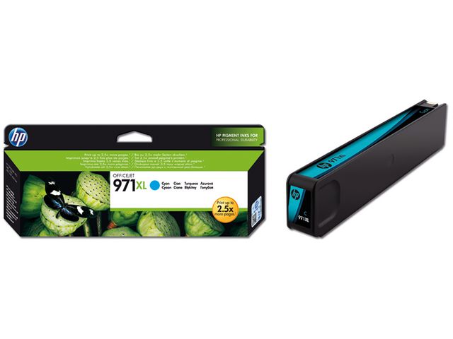 HP Bläckpatron CN626AE 971XL Cyan, st