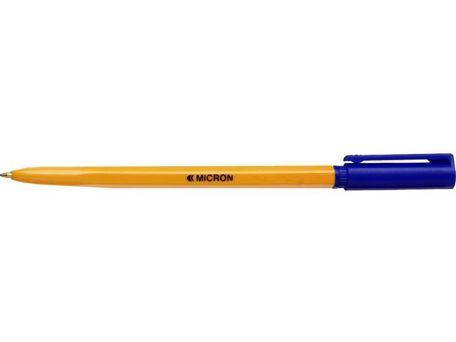 Lyreco Kulpenna micron blå, fp om 50 st