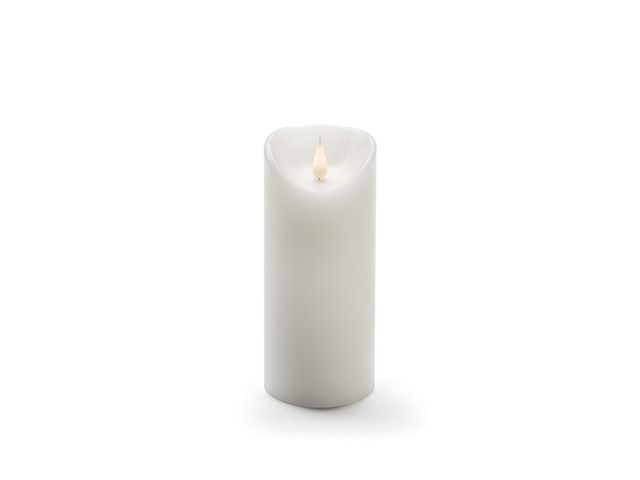 Vaxljus varmvit LED 7,6x17,8cm, st