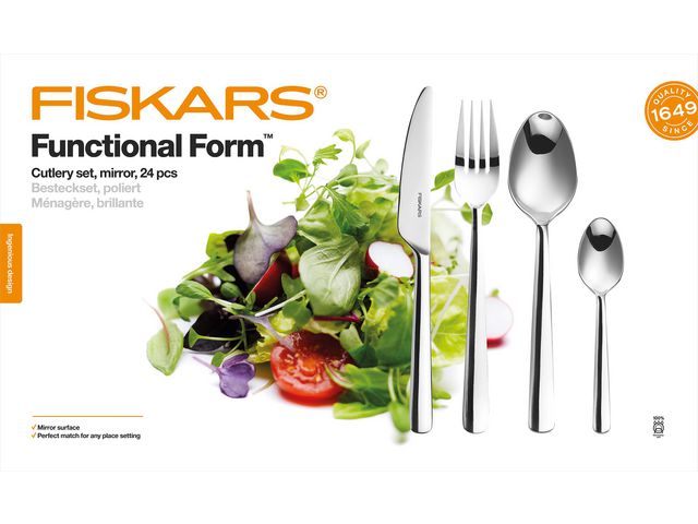 Fiskars Bestickset 24 delar i gåvoask, set om 24 st