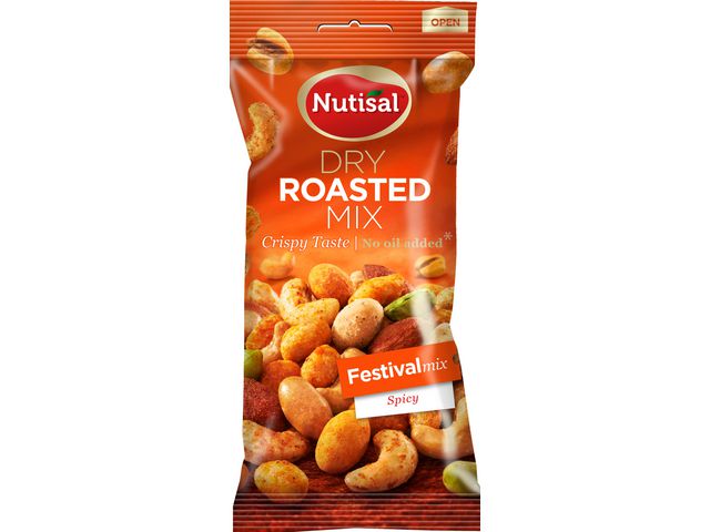 NUTISAL Nötter Festival MIX 60 G, fp om 60 g