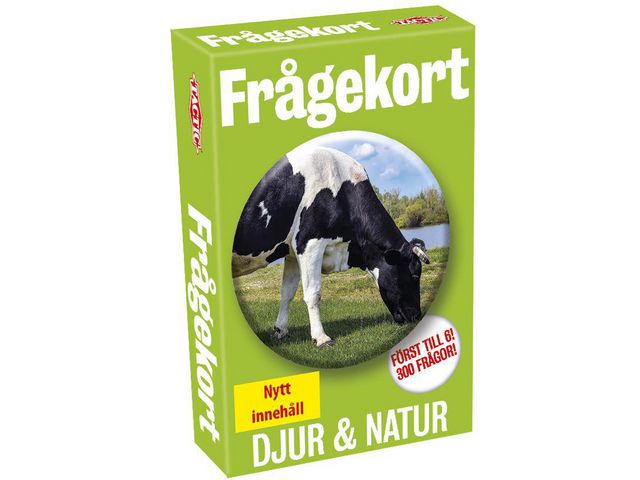 TACTIC Spel Frågekort, Djur & Natur, st