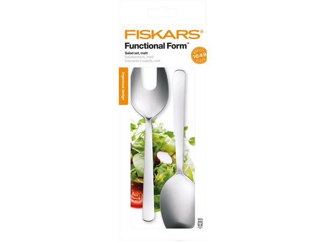 Fiskars Salladset matt 2 delar, set om 2 st