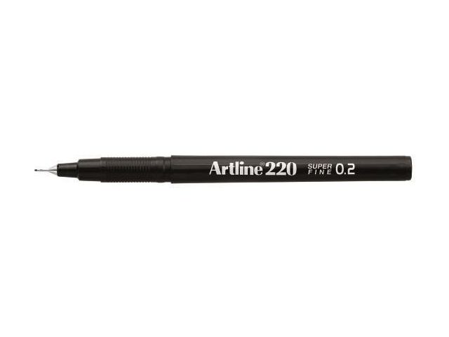 Artline Fineliner 220 0,2 mm svart, st