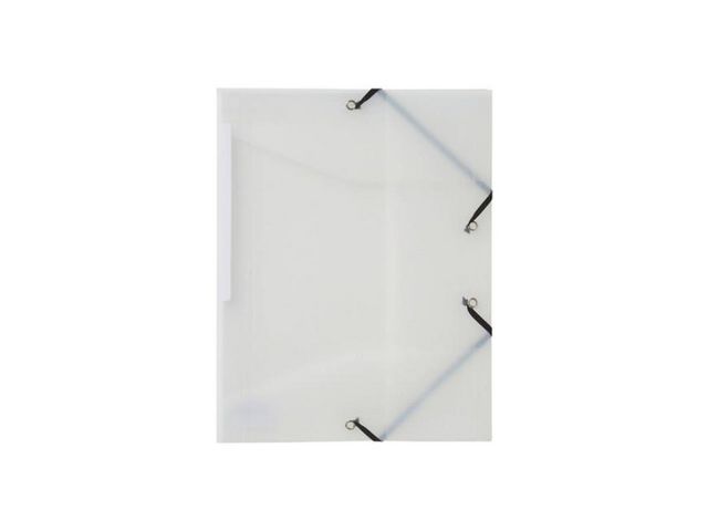 Exacompta Gummibandsmapp PP 3-klaff A4 transparent, st